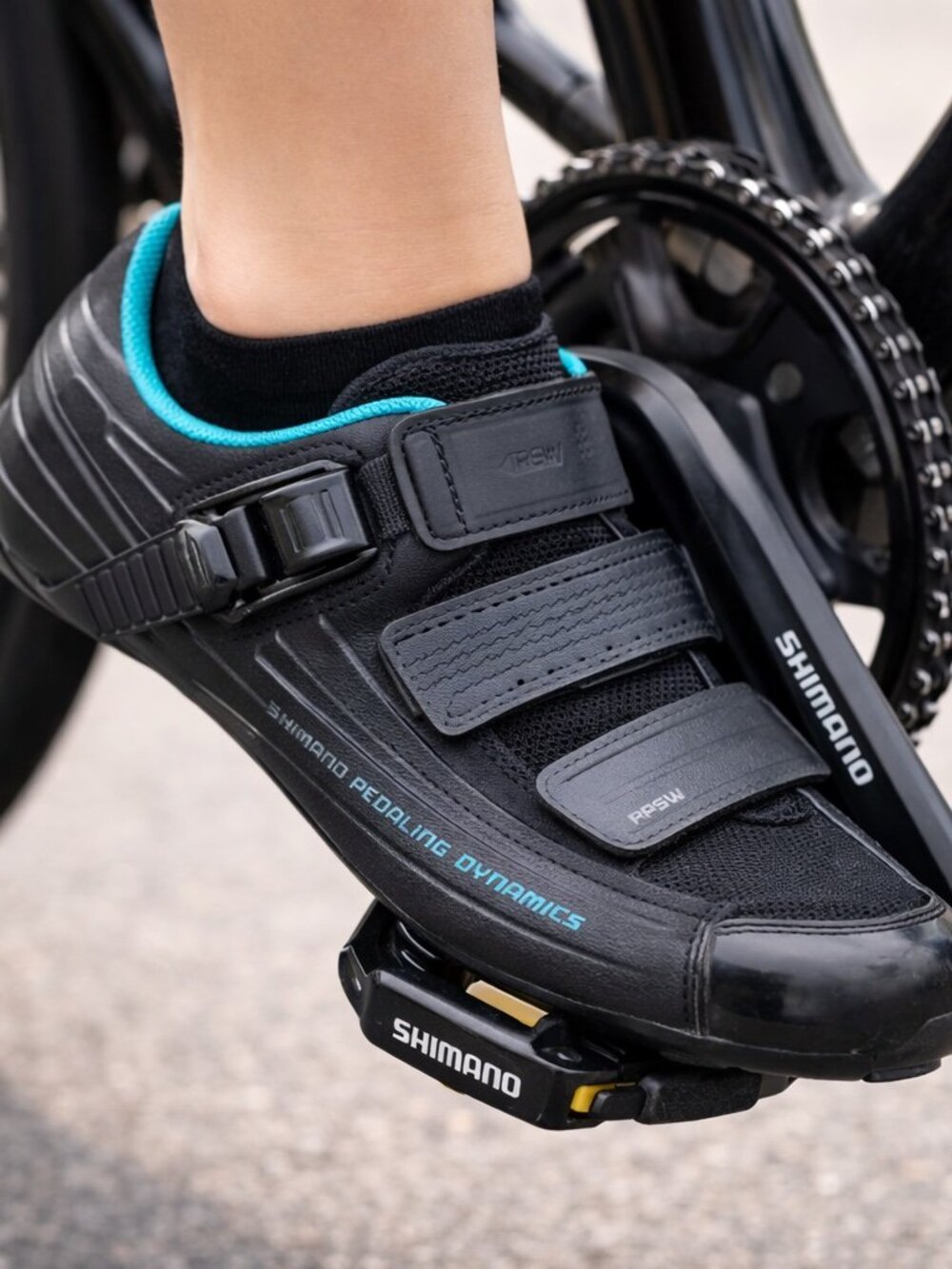 SHIMANO RP3W cycling shoe, clip in - women's size 40, US 7.8